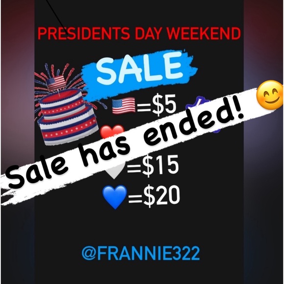 Free People Other - Sale Ended! 😊 Presidents Day Weekend Sale! 🇺🇸❤️🤍💙